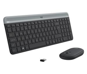 Slim Wireless Keyboard And Mouse Combo Mk470 - Graphite - Qwerty US/Int'l
