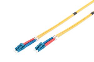 Fiber Optic Patch Cord, LC to LC OS2, Singlemode 09/125 , Duplex, Length 3m