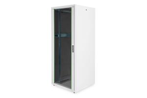 42U 19in Free Standing Network Cabinet 2010x800x800 mm, color grey (RAL 7035), with glass front door