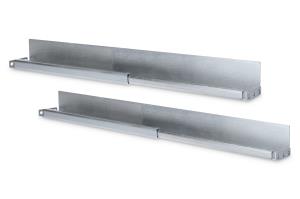 L support sliding rails for server cabinets with 800 too 1000 mm depth, distance 500 to 750 mm depth