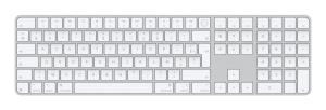 Magic Keyboard With Touch Id And Numeric Keypad For Apple Silicon - White Keys - Azerty French