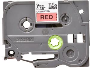 Tape 9mm Lami Black On Red (tze-421)