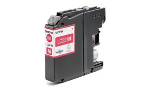 Ink Cartridge - Lc221m - 260 Pages - Magenta - Single Blister Pack