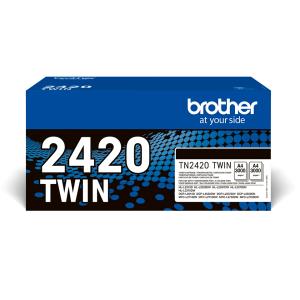 Toner Cartridge - Tn2420 - 2 X 3000 Pages - Black - Twin Pack