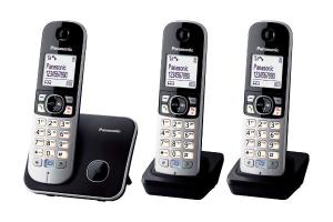 Cordless Dect Phone KX-TG6813BLB/ Triple Black