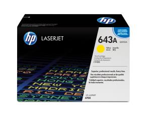 Toner Cartridge - No 643A - 10k Pages - Yellow