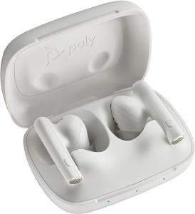 Voyager Free 60 Uc Bluetooth Wireless Earbuds - Basic Charge Case - USB-c - White