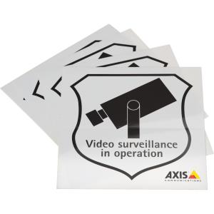 Surveillance Sticker Eng 10pcs (5502-811)