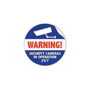 Surveillance Sticker - Stickers 50pk (5502-821)