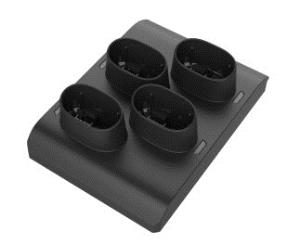 Cs6080 Cordless 4-slot Battery Cradle Adapter Cup Inductive Black