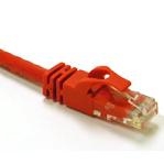 Crossover cable - CAT6 - Utp - Snagless - 1m - Red