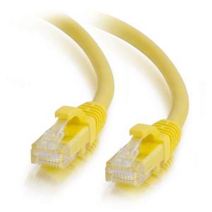 Patch cable Low Smoke Zero Halogen - CAT6a - UTP - Booted - 1m - Yellow
