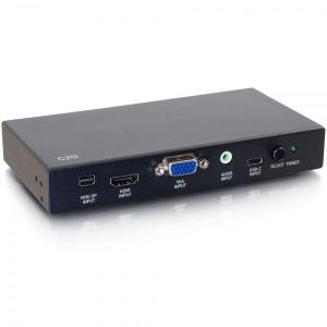 HDMI, USB-C, Mini DisplayPort, and VGA to HDMI Adapter Converter Switch - 4K 60Hz