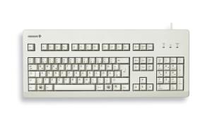 Keyboard G80-3000 Wired Professional With Gold Crosspoint Contacts Ps2 Or USB Qwertzu German Light Grey