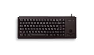 G84-4400 Compact Desktop Ultraflat - Keyboard with Trackball - Corded USB - Black - Qwertzu German