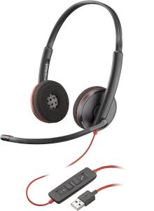 Headset Blackwire C3220 - Stereo - USB-a - Black