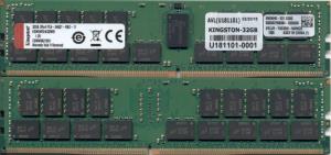 32GB Ddr4-2400MHz ECC Reg Cl17 DIMM 2rx4 Micron E Idt