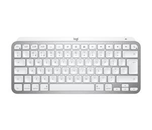 Mx Keys Mini For Mac Minimalist Wireless Illuminated Keyboard - Pale Grey - Qwerty Uk