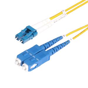Fiber Optic Cable - Lc/sc Single Mode Os2/upc/duplex/lszh - 3m