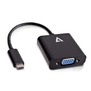 USB Type C To Vga Adapter Black