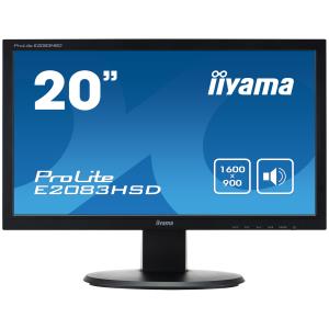 Desktop Monitor - ProLite E2083HSD-B1 - 19.5in - 1600x900 - Black