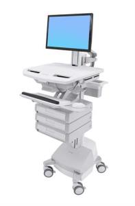 Styleview Cart With LCD Pivot SLA Powered 3 Drawers (1 Large Drawer X 3 Rows) EU