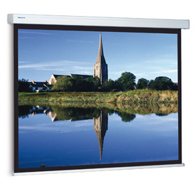 Projection Screen Compact Electrol 129x200cm Matte
