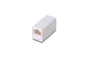 CAT 5e modul coupler unshield RJ45 to RJ45 white