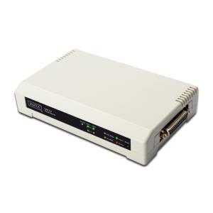 2+1 Port Print Server 3-Port 1x RJ45, 2x USB A, 1x DB-36-pin male Centronics