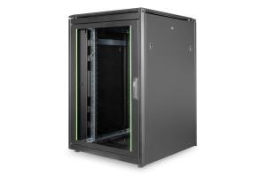 22U network cabinet 1164x800x800 mm, color black RAL 9005