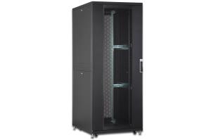 47U server cabinet 2192x800x1000 mm, color black (RAL 9005), perforated door
