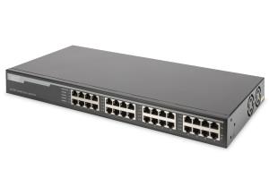 16-Port Gigabit PoE+ Injector 16 ports data in, 16 ports data out+PoE 250W power support
