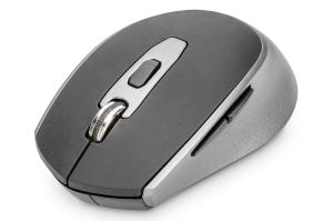Wireless Optical mouse 6D 2.4 GHz 800/1000/1600 dpi black-grey