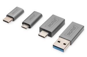 USB Adapterset C/F to micro B /M; C/M to micro B/F A/M to C/F; C/M to A/F