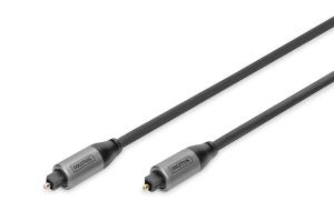 TOSLINK Cable M/M Digital Audio 2m Aluminum Housing Gold plated