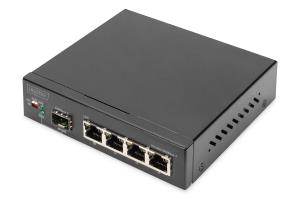 5-Port 10/100/1000 Mbps Ethernet Switch 4 GE RJ 45 1 SFP 10/100/1000 Mbps
