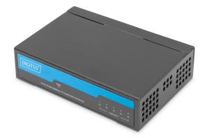 Gigabit Network Switch - 5 port Desktop, Metall Housing