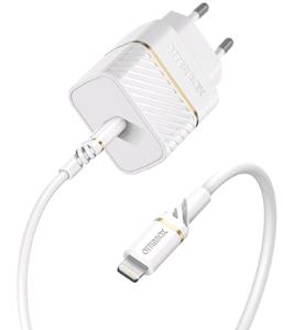 Wall Charger 20w 1x USB-c 20w USB-pd USB C-lightning Cable 1m White Eu