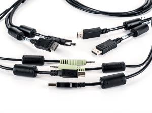 Cable 2-DisplayPort/ 1-USB/ 1-Audio 1.8m (SC940D)