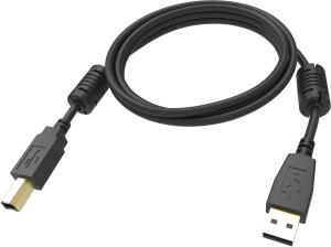 1m Black USB 2.0 Cable