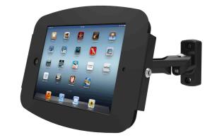 iPad Secure Space Enclosure with Swing Arm Kiosk Black - Mounting Kit