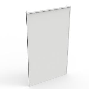 Flexible Side Wall Hpl - 1800 X 1978mm - White