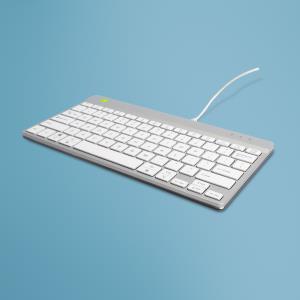 Compact Break Ergonomic Keyboard Qwerty (us) Wired White